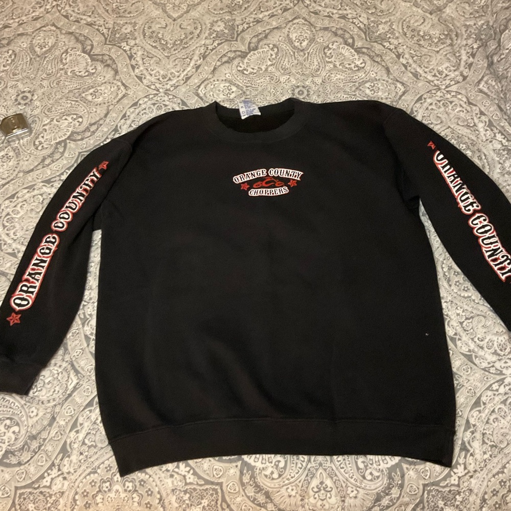 Vintage crewneck sweater Orange County choppers 
Size large